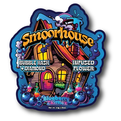 Blueberry Zkittles Bubble Hash + Diamond Infused 3.5g