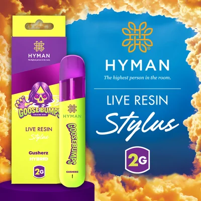 Goosebumps Gusherz Stylus Live Resin Disposable 2g