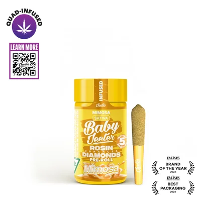 Mimosa Baby Jeeter Quad Infused Pre Rolls 5pk 2.5g