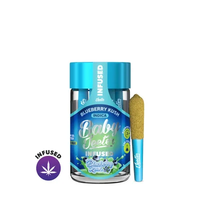 Blueberry Kush Infused Baby Jeeter Pre Rolls 5pk 2.5g