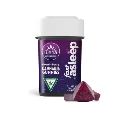 Wana Optimal Dream Berry Fast Asleep Gummies 20mg