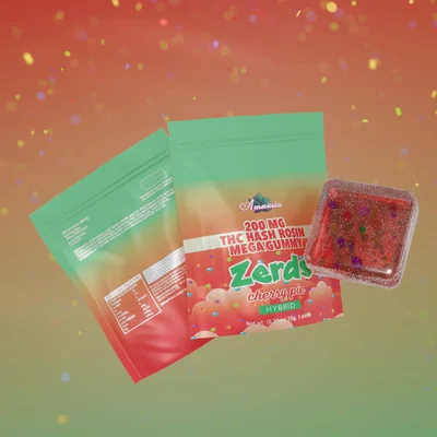 Zerds - Cherry Pie Hash Rosin Gummy Single 200mg