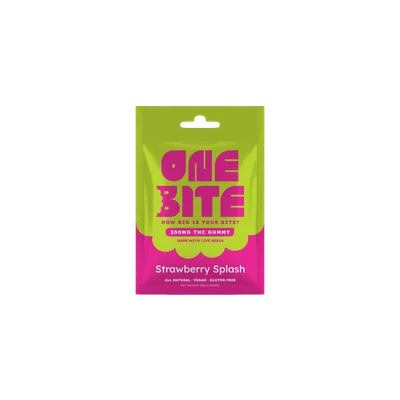 Strawberry Splash Live Resin Gummy 200mg