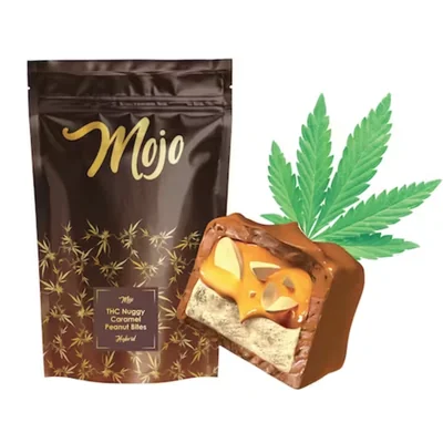 Mojo - Nuggy Caramel Peanut Bites 200mg