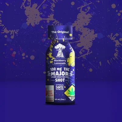 Blackberry Lemonade THC Infused Drink 100mg