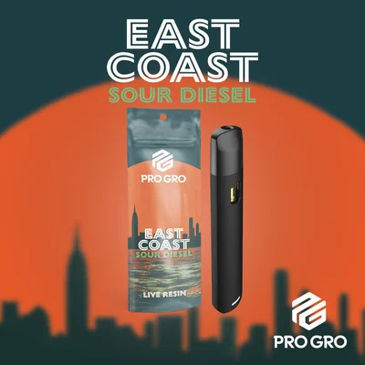 East Coast Sour Diesel Live Resin Disposable
