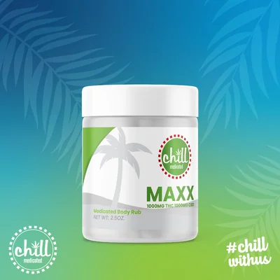 MAXX Body Rub 1000mgTHC:1000mgCBD