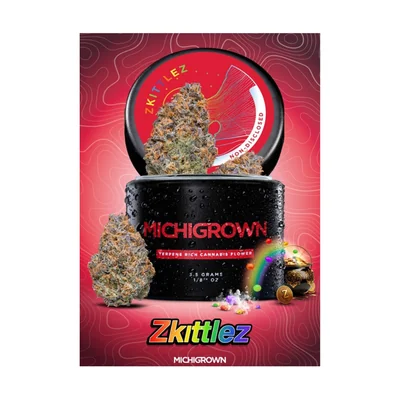 michi 　1剤8本　2剤1本 Shop Michigrown - Zkittlez 3.5g | Quality Roots