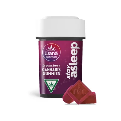 Wana Optimal Dream Berry Stay Asleep Gummies 100mg
