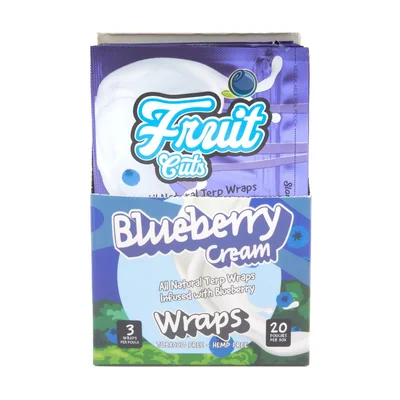 Fruit Cuts Natural Pulp Wraps King Size - Blueberry Cream