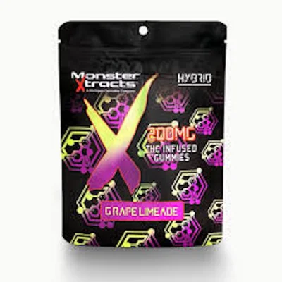 Grape Limeade Eclipse Blaster Naut Single Gummy 200mg