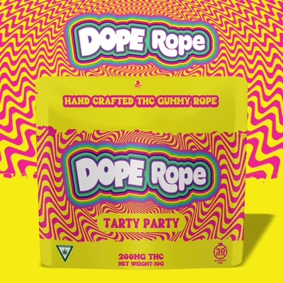 Dope Rope - Tarty Party Gummy Rope 200mg