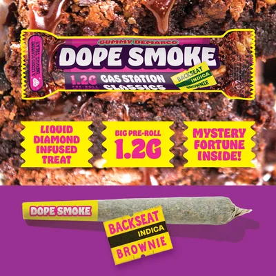 Backseat Brownie Liquid Diamond Infused Pre Roll