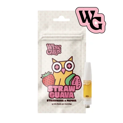 Straw Guava Live Resin Cartridge 1g