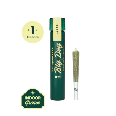 Dogwalkers Big Dogs Animal Face Pre Roll 1g