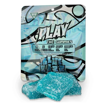 Blue Raspberry Gummies 4pk 200mg