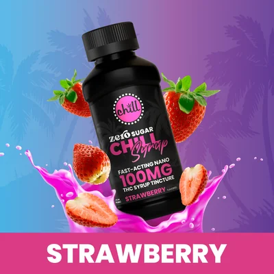 Zero Sugar Strawberry Syrup 100mg