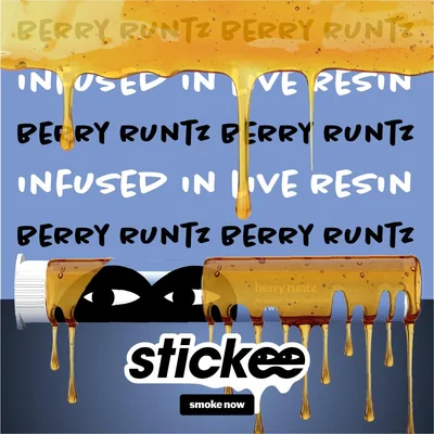 Berry Runtz Live Resin Infused Pre Roll 1.2g