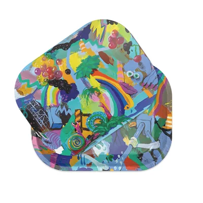 Rolling Tray with Magnetic Cover Alltopia by Adam O'Day