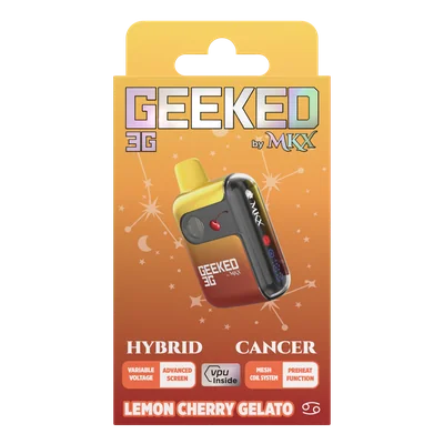 Geeked Lemon Cherry Gelato Disposable 3g