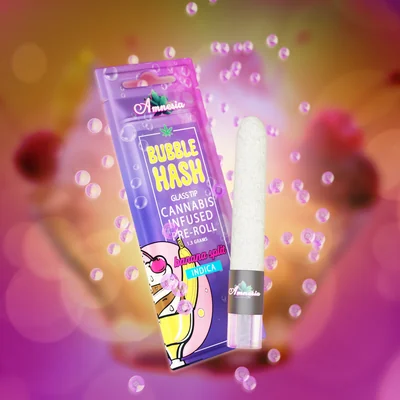 Shop Amnesia - Banana Split Bubble Hash Infused Pre-Roll 1.3g