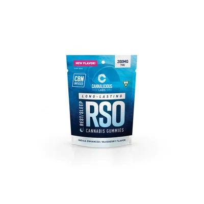 Blueberry Rest RSO Gummies 200mg