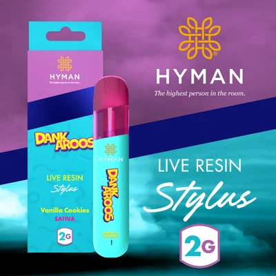 Dankaroos Vanilla Cookies Stylus Live Resin Disposable 2g