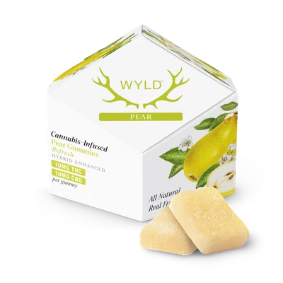Pear Hybrid 1:1 THC:CBG Gummies 100mg