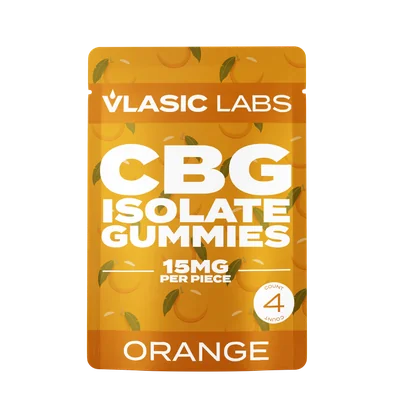 Orange Isolate CBG Gummies Mini Pack 15mg