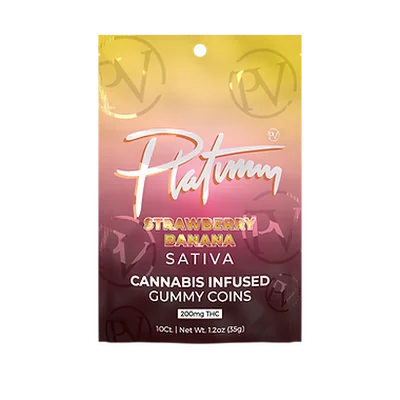 Strawberry Banana Gummies 200mg