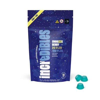 Snoozzzeberry 5:1 THC:CBN Gummies 100mg