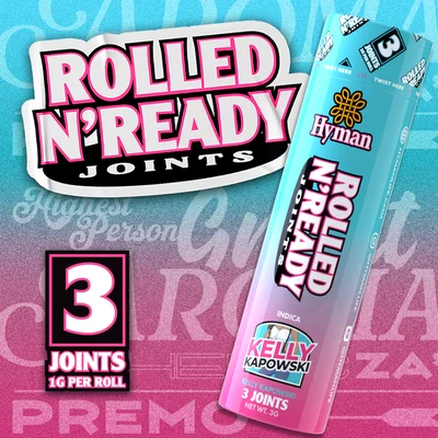 Kelly Kapowski Rolled N' Ready Pre Rolls 3g 3pk