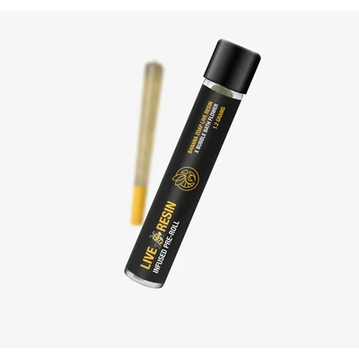 Garlic Budder x Banana Cooler Live Resin Infused Pre Roll 1.2g