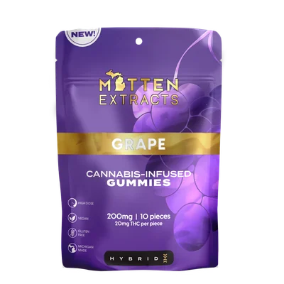 Grape Gummies 200mg