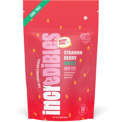 Strahhhberry 1:1 THC:CBD Gummies 100mg