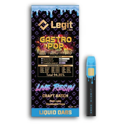 Gastro Pop Live Resin Disposable 1g
