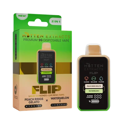 Peach Rings Gelato X Watermelon Z Flip Disposable 2g