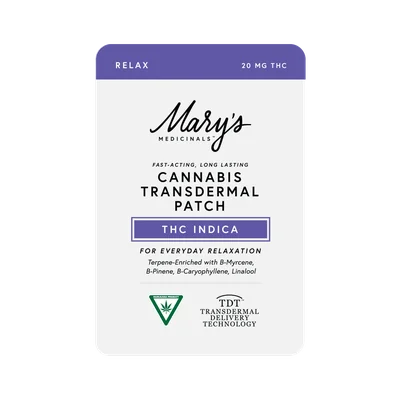 Relax Indica Transdermal Patch 20mg