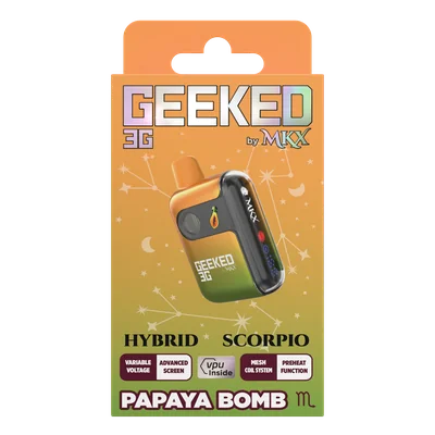 Geeked Papaya Bomb Disposable 3g