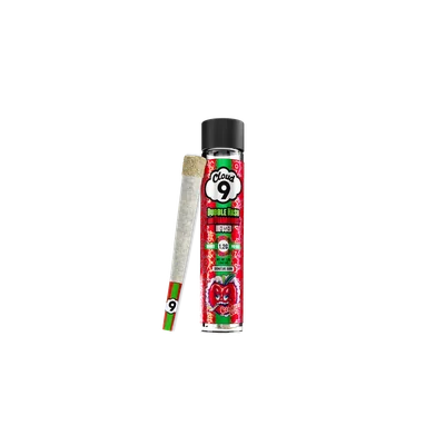 Cloud 9 - Red Apple Rush Bubble Hash and Diamond Infused Pre-Roll 1.2g