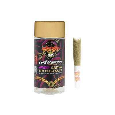 Durban Poison Infused Tarantulas 5pk 2.5g