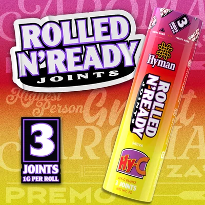 Hy C Runtz Rolled N' Ready Pre Rolls 3g 3pk
