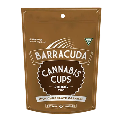 Caramel Milk Chocolate Cups 200mg