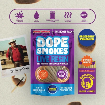 Blueberry Pancakes Live Resin Infused Pre Rolls 14pk