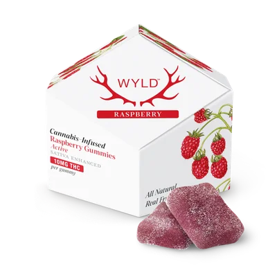 Raspberry Sativa Gummies 100mg