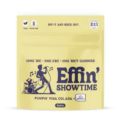 Effin - Showtime Pumpin’ Pina Colada 2:1:1 THC:CBC:THCv Gummies 100mg