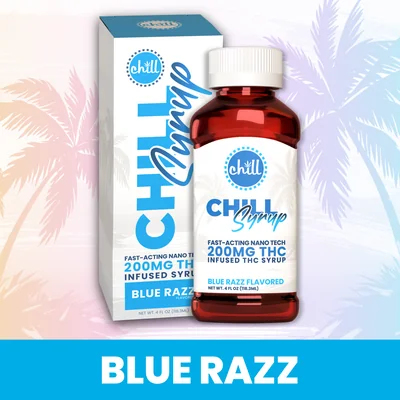 Blue Razz Syrup 200mg