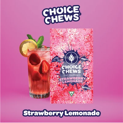 CHOICE Strawberry Lemonade Gummies 200mg