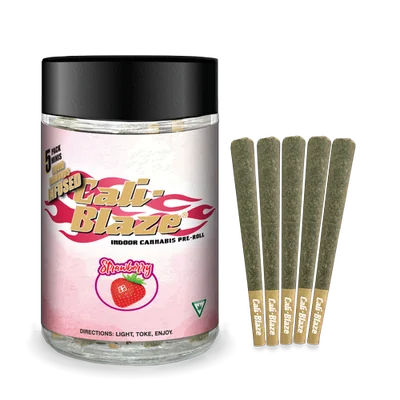 Strawberry Infused Pre Rolls 5pk 3.5g