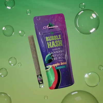 Apple Burst Bubble Hash Infused Pre Roll 1.3g